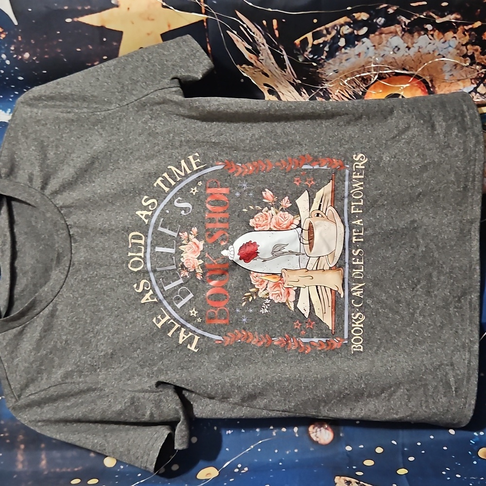 Beauty and the Beast T-Shirt Grey